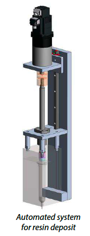 automated system for resin deposit